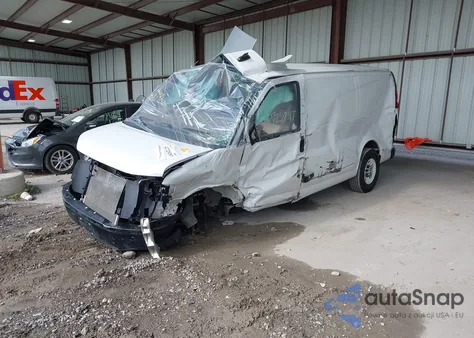 2023 Chevrolet Express Cargo Rwd 2500 Regular Wheelbase Wt z USA, uszkodzony, nr VIN 1GCWGAFP9P1107729